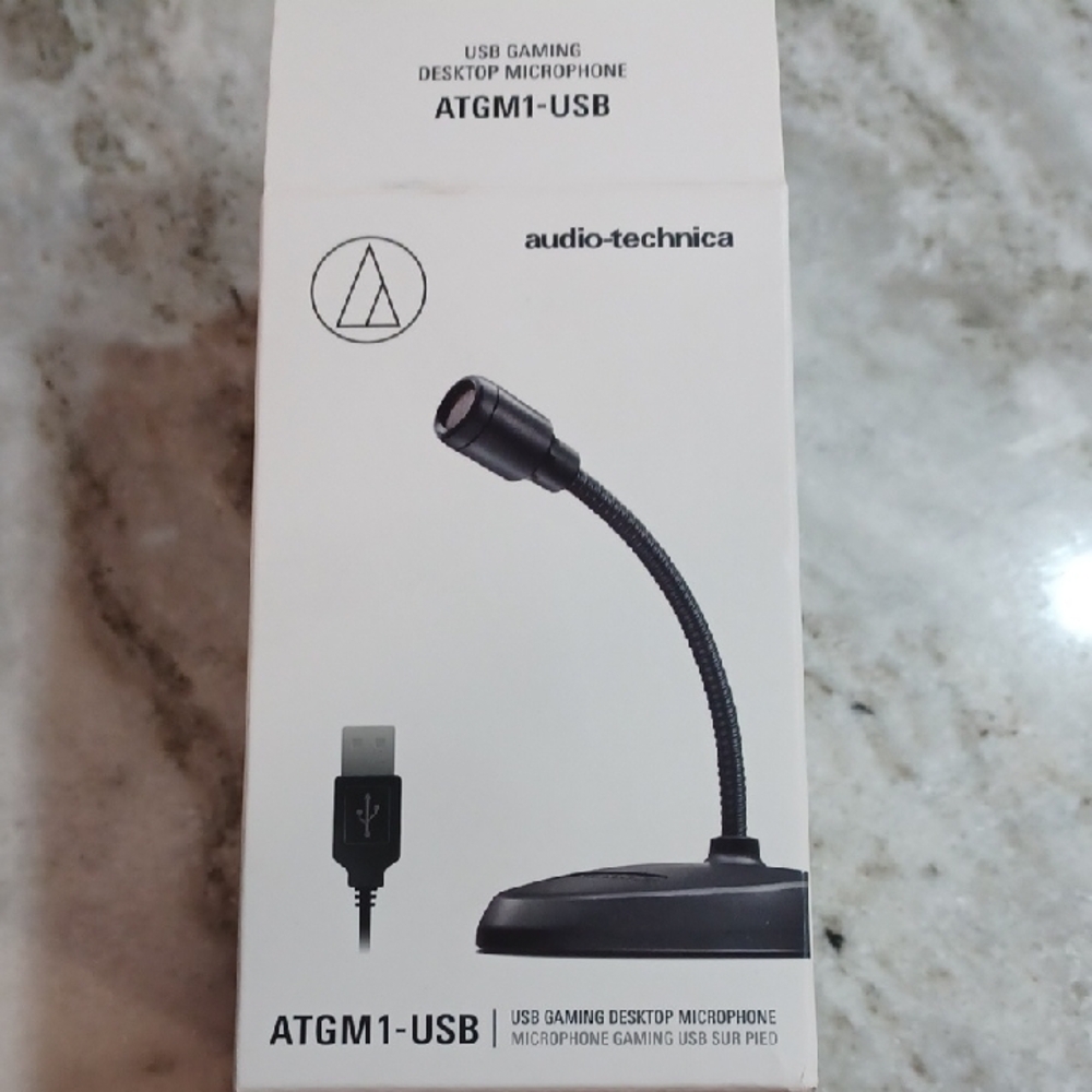 Audio Technica Black USB Gaming Microphone - Picture 2 of 4